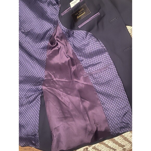 TED BAKER London Endurance Trevi Blazer Sports  Jacket Wool Men’s Sz 36R - Picture 9 of 9